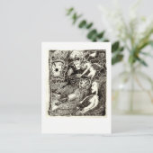 Twee werelden, van Brian Benson. Briefkaart (Staand voorkant)