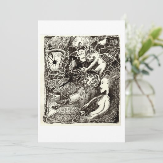 Twee werelden, van Brian Benson Flat Card (Staand voorkant)