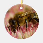 Twee Westerse honingbijen Keramisch Ornament (Voorkant)