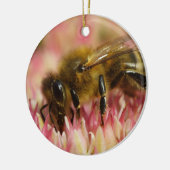 Twee Westerse honingbijen Keramisch Ornament (Links)