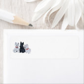 Twee Westies en een Scottie Etiket (Insitu)