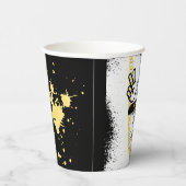 TWEE WETGEVING VOOR KWALITEIT 2e verjaardag papier Papieren Bekers (Rechts)