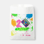 TWEE WETGEVING VOOR QUT 2e verjaardag, kleurrijk Bedankzakje (Voorkant)