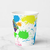 TWEE WETGEVING VOOR QUT 2e verjaardag, kleurrijk  Papieren Bekers (Links)