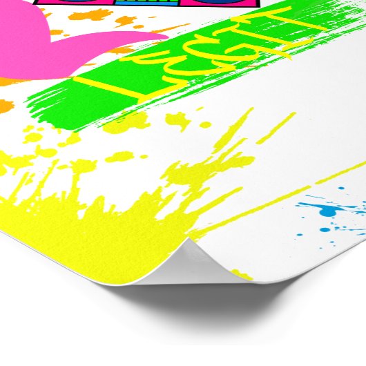 TWEE WETGEVING VOOR QUT 2e verjaardag, kleurrijk Poster (Hoek)