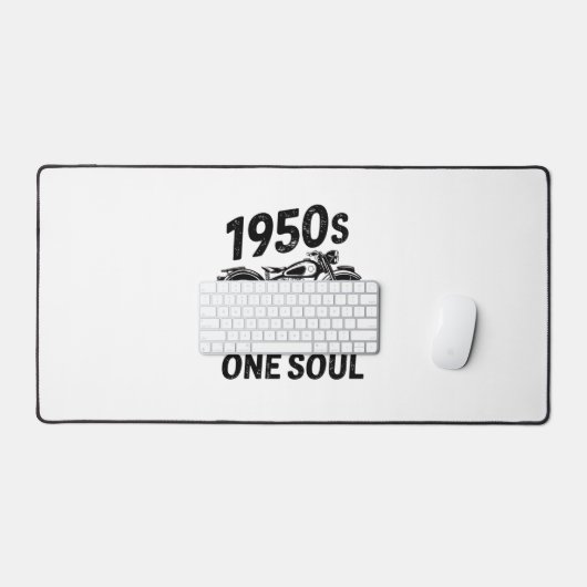 Twee-wiel, een-ziel motorfiets bureaumat (Keyboard & Muis)