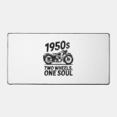 Twee-wiel, een-ziel motorfiets bureaumat (Voorkant)