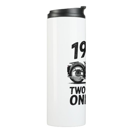 Twee-wiel, een-ziel motorfiets thermosbeker (Gedraaid links)