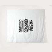 Twee-wiel, een-ziel motorfiets wandkleed (Voorkant (horizontaal))