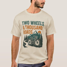 Twee wielen, duizend wegen T-shirt