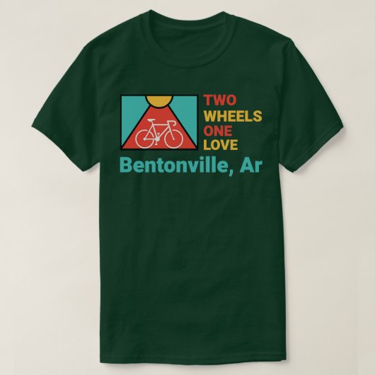 Twee wielen een liefde TShirt (Design voorkant)