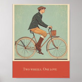 Twee wielen, één Poster