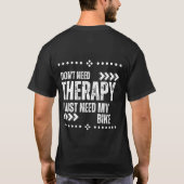 Twee wielen Eindeloze wegen Motor Adventure T-shirt (Achterkant)
