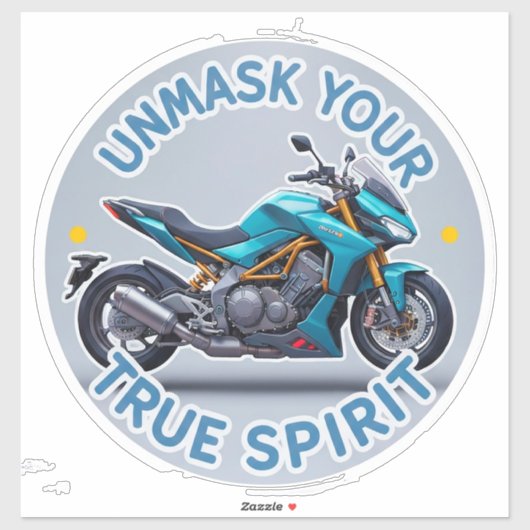 Twee wielen motor sticker kunst (Vel)