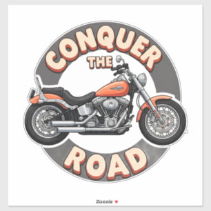 Twee wielen motor sticker kunst