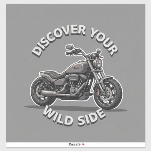 Twee wielen motor sticker kunst (Vel)