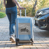 Twee wielen motor sticker kunst (Koffer Insitu)