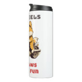 Twee wielen vier poten eindeloos plezier buiten thermosbeker (Geroteerd rechts)