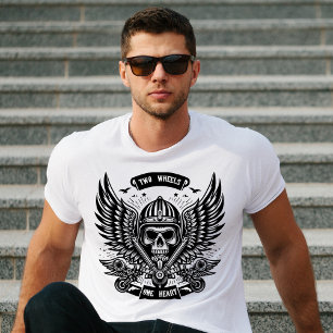 Twee Wieleren, Eén Hart Biker T-shirt