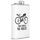 Twee wieltjes geen regels voor fietsen heupfles (Rechts)