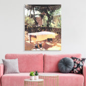 Twee wijnglazen van John Singer Sargent Canvas Afdruk (Insitu (Woonkamer))