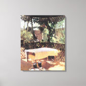 Twee wijnglazen van John Singer Sargent Canvas Afdruk (Voorkant)