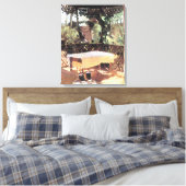 Twee wijnglazen van John Singer Sargent Canvas Afdruk (Insitu (Slaapkamer))