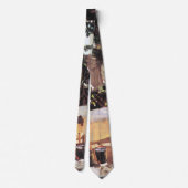 Twee wijnglazen van John Singer Sargent Stropdas (Achterkant)