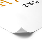 Twee Wild 2e Verjaardag Safari Dieren Kinder Welko Poster (Hoek)