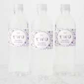 Twee Wild 2e Verjaardag Waterfles Labels Etiket (Flessen)