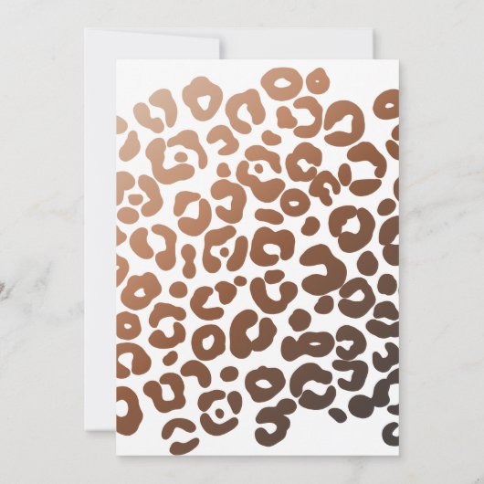 Twee Wild Animal Safari Tweede Verjaardagsfeest Kaart (Achterkant)