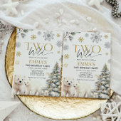 Twee Wild Beer verjaardagsuitnodiging, 2e verjaard Kaart