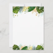 Twee Wild Birthday Gold Safari Oerwoud Animals Par Kaart (Achterkant)