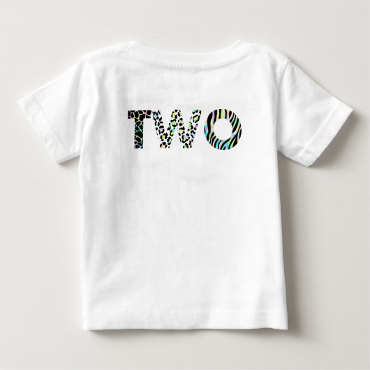 Twee wild Birthday t-shirt (Achterkant)