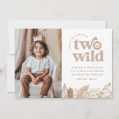 Twee wild landschap foto dank je kaart (Voorkant)