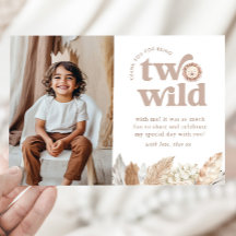 Twee wild landschap foto dank je kaart