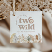 Twee Wild Lion verjaardagsplein bedankt Bedankjes Labels