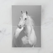 Twee Wild Mares Wild Horse Wenskaart Kaart (Binnen)