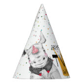 Twee Wild | Modern Eenvoudig Feestdier Feesthoedjes (Links)