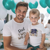 Twee Wild, Oerwoud Safari 2e verjaardags papa's T-shirt
