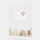 Twee Wild Photo Welkom Teken Acryl Bord (Hoek)