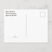 Twee Wild Pink Safari Giraffe Floral Birthday Part Uitnodiging Briefkaart (Achterkant)