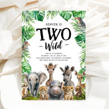 Twee Wild Safari 2de verjaardag