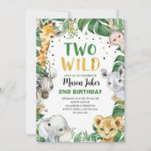 TWEE WILD Safari Oerwouden Kaart (Voorkant)