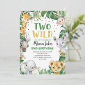 TWEE WILD Safari Oerwouden Kaart (Staand voorkant)