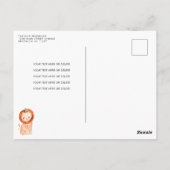 TWEE WILD Safari Party Dieren Kinder 2e Verjaardag Briefkaart (Achterkant)