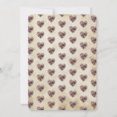 Twee Wild Schattige Kitten Cat Rockabilly 2e Verja Kaart (Achterkant)