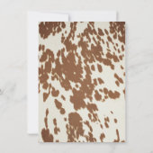 Twee Wild West Cowboy Birthday Party Kaart (Achterkant)