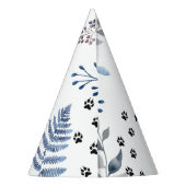 Twee Wild wolf thema verjaardagsfeestje gedrukt Feesthoedjes (Achterkant)