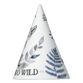Twee Wild wolf thema verjaardagsfeestje gedrukt Feesthoedjes (Rechts)